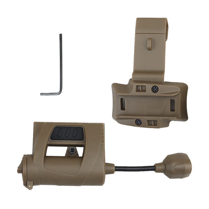 Taktyczna latarka na kask Partizan Tactical THL-1 Coyote