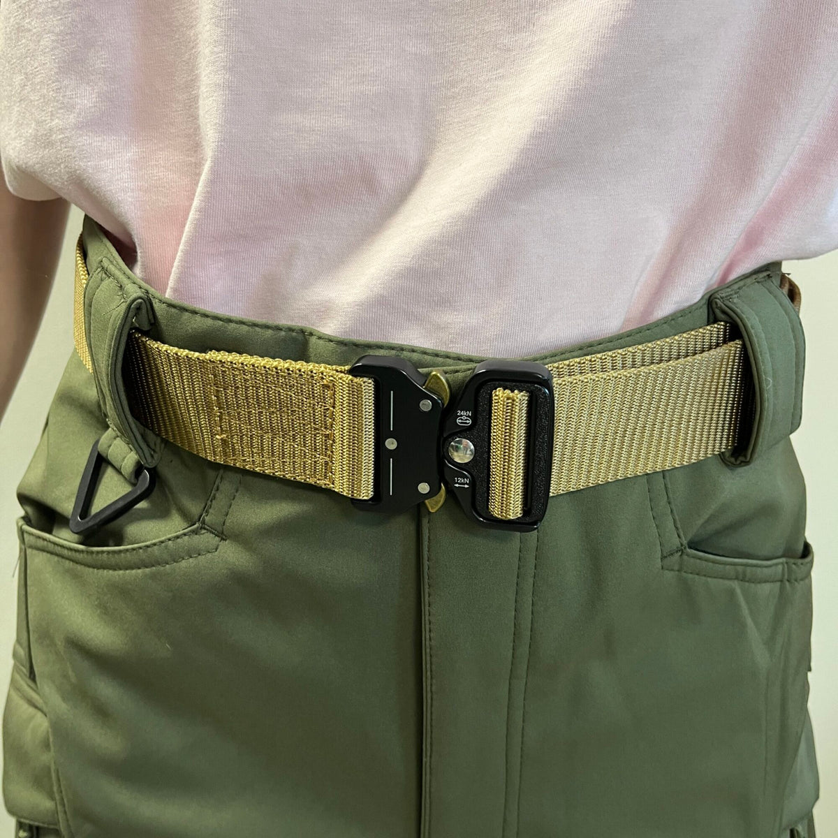 Nylon belt with a high-quality metal quick-release buckle Partizan Tactical Belt Nylon Fast Coyote