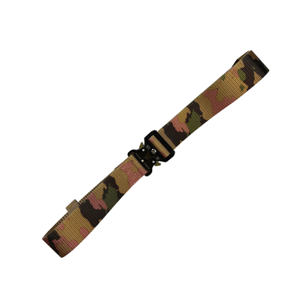 Nylonowy pas z wysokiej jakości metalową klamrą szybkiego zapięcia Pas taktyczny Partizan Nylon Fast Camo