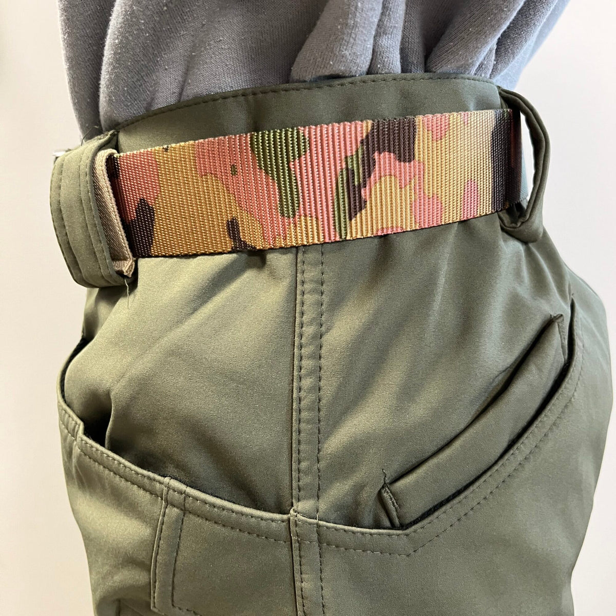 Nylonowy pas z wysokiej jakości metalową klamrą szybkiego zapięcia Pas taktyczny Partizan Nylon Fast Camo