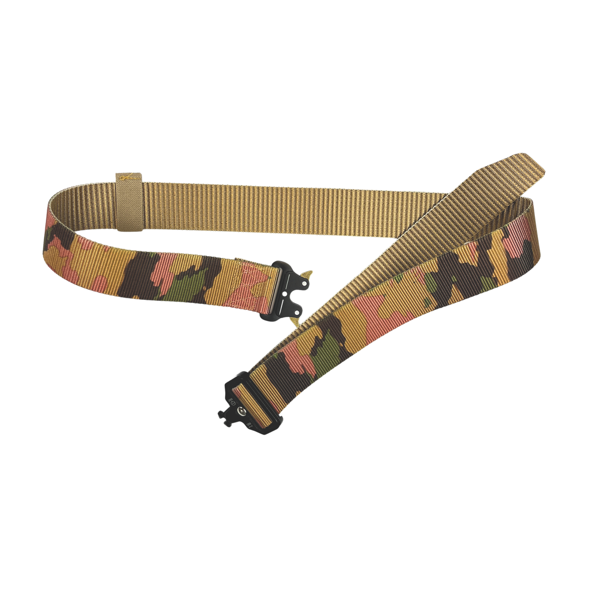 Nylonowy pas z wysokiej jakości metalową klamrą szybkiego zapięcia Pas taktyczny Partizan Nylon Fast Camo