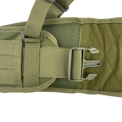 Pas taktyczny z szelkami i systemem mocowania MOLLE Partizan Tactical Belt5 Straps Olive