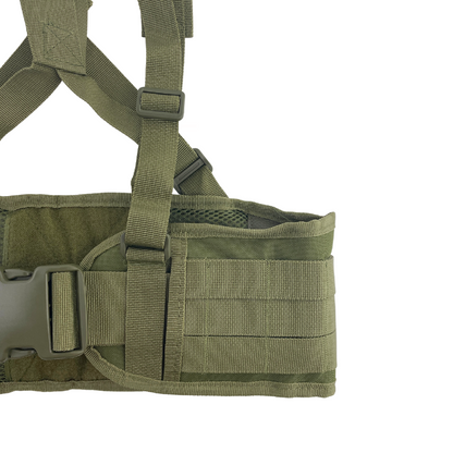 Pas taktyczny z szelkami i systemem mocowania MOLLE Partizan Tactical Belt5 Straps Olive