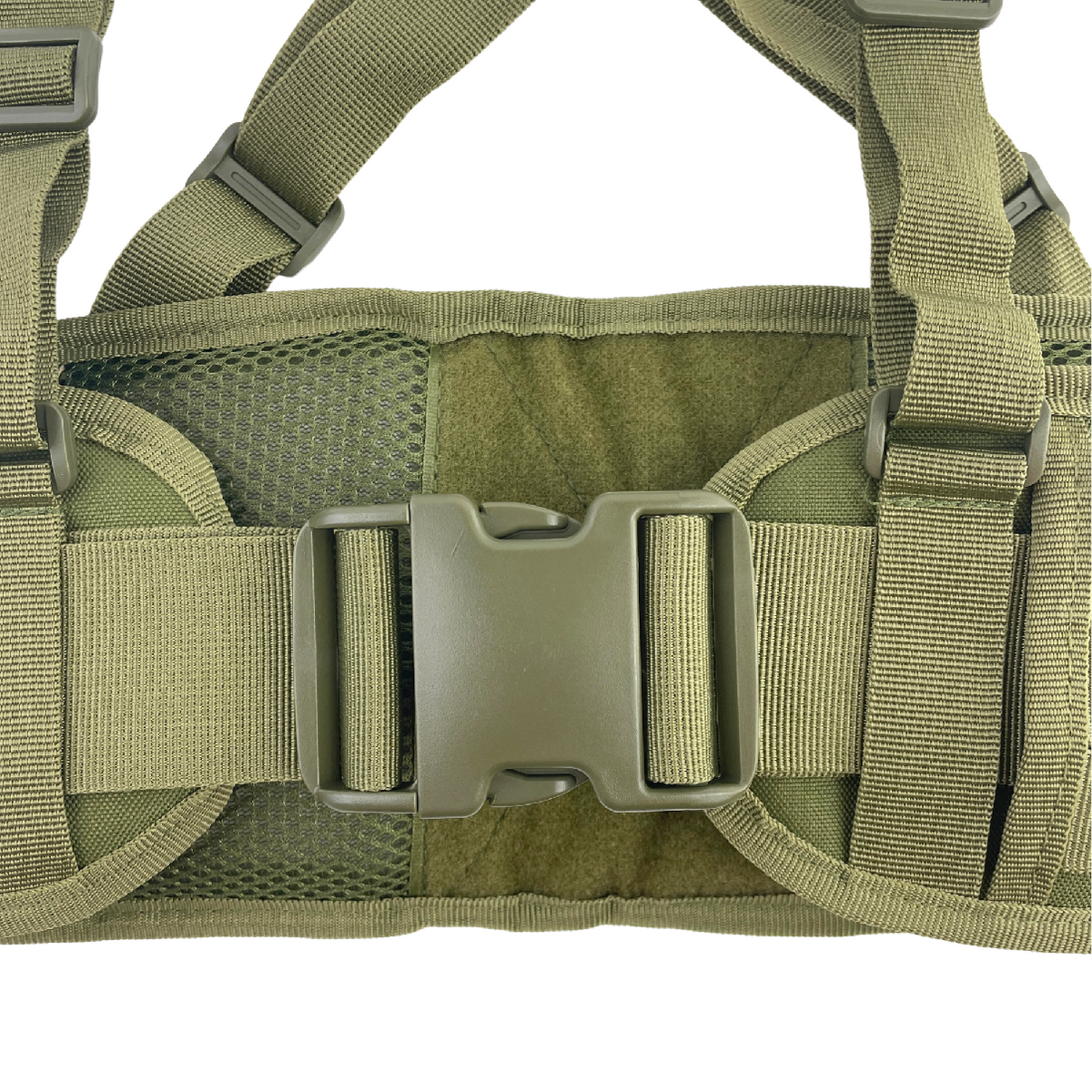 Pas taktyczny z szelkami i systemem mocowania MOLLE Partizan Tactical Belt5 Straps Olive