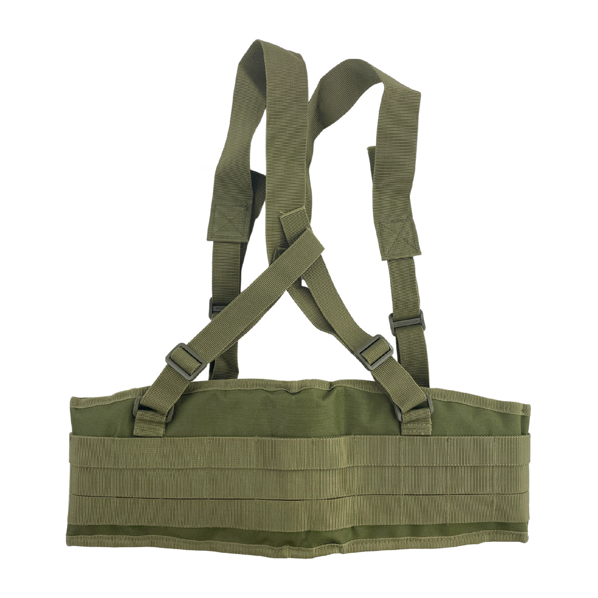 Pas taktyczny z szelkami i systemem mocowania MOLLE Partizan Tactical Belt5 Straps Olive