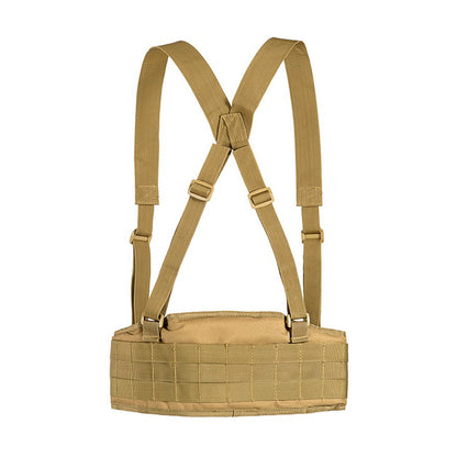 Tactical belt with suspenders and MOLLE attachment system Partizan Tactical Belt5 Straps Coyote