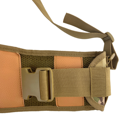 Tactical belt with suspenders and MOLLE attachment system Belt5 Straps Camo