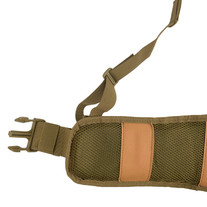 Tactical belt with suspenders and MOLLE attachment system Belt5 Straps Camo