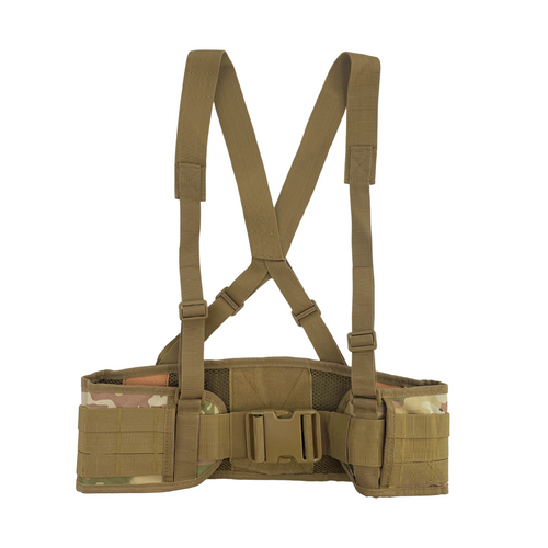 Pas taktyczny z szelkami i systemem mocowania MOLLE Belt5 Straps Camo