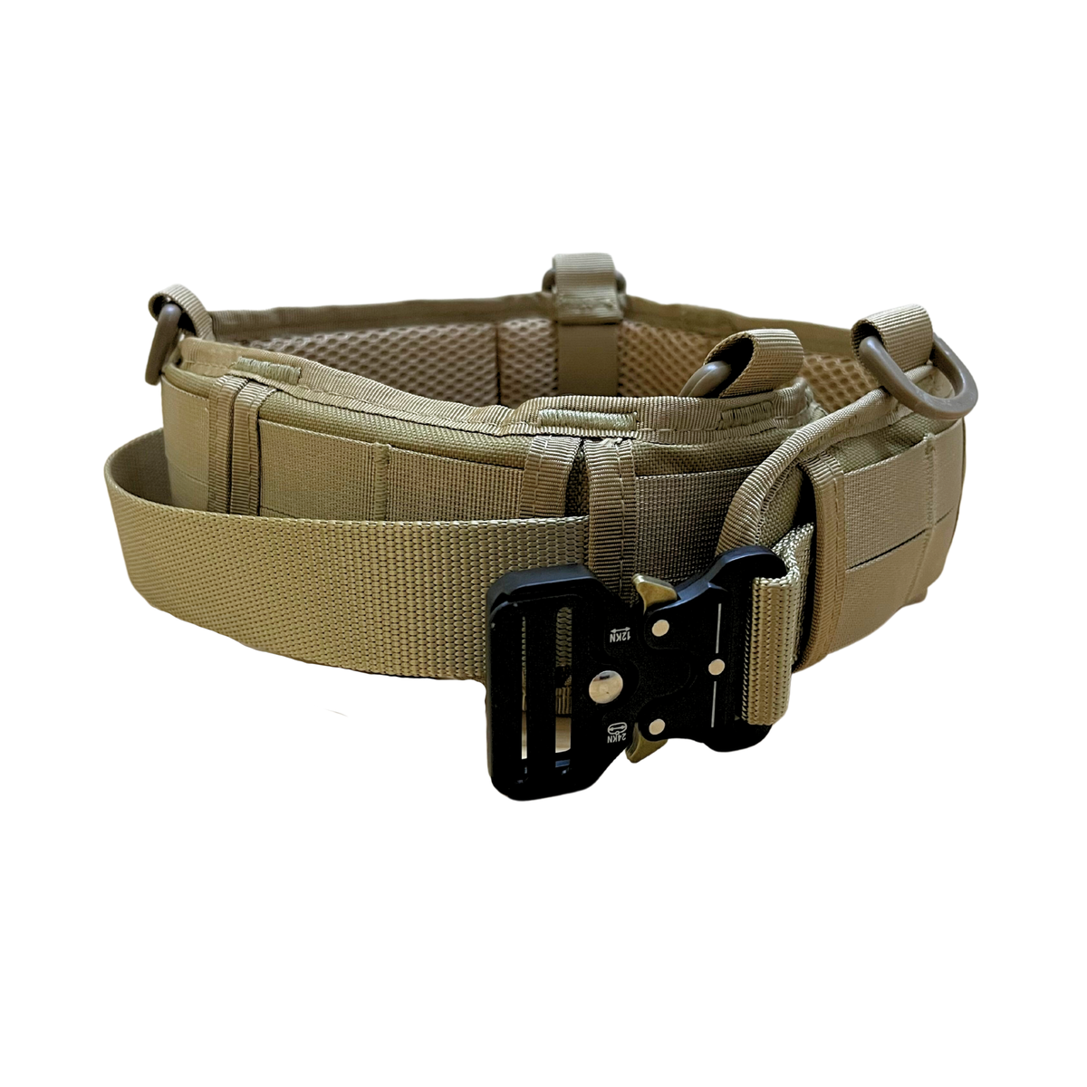 Tactical belt with metal buckle and Molle Partizan Tactical Belt2 Coyote