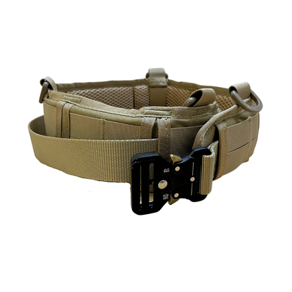 Tactical belt with metal buckle and Molle Partizan Tactical Belt2 Coyote