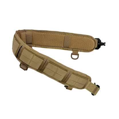 Tactical belt with metal buckle and Molle Partizan Tactical Belt2 Coyote