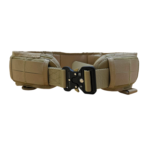 Pas taktyczny z metalową klamrą i systemem MOLLE Partizan Tactical Belt2 Coyote