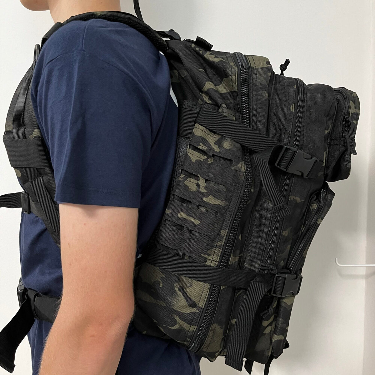 Plecak taktyczny 40 L z systemem Molle Laser Cut (BPT9-40) Camo Black