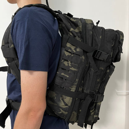 Plecak taktyczny 40 L z systemem Molle Laser Cut (BPT9-40) Camo Black