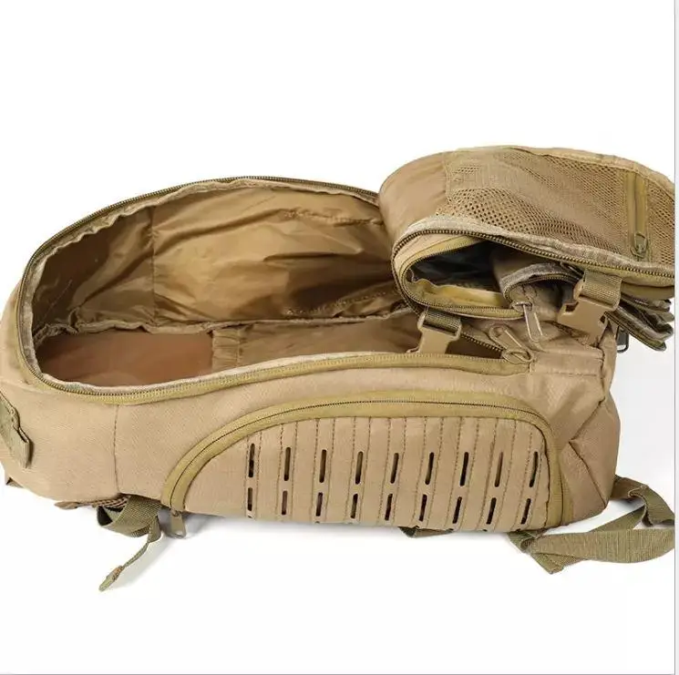 Premium tactical backpack 50 L with helmet compartment (BPT1-50) Coyote