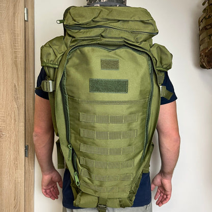 Tactical backpack 70 L with weapon cover  (BPT8-70) Olіve