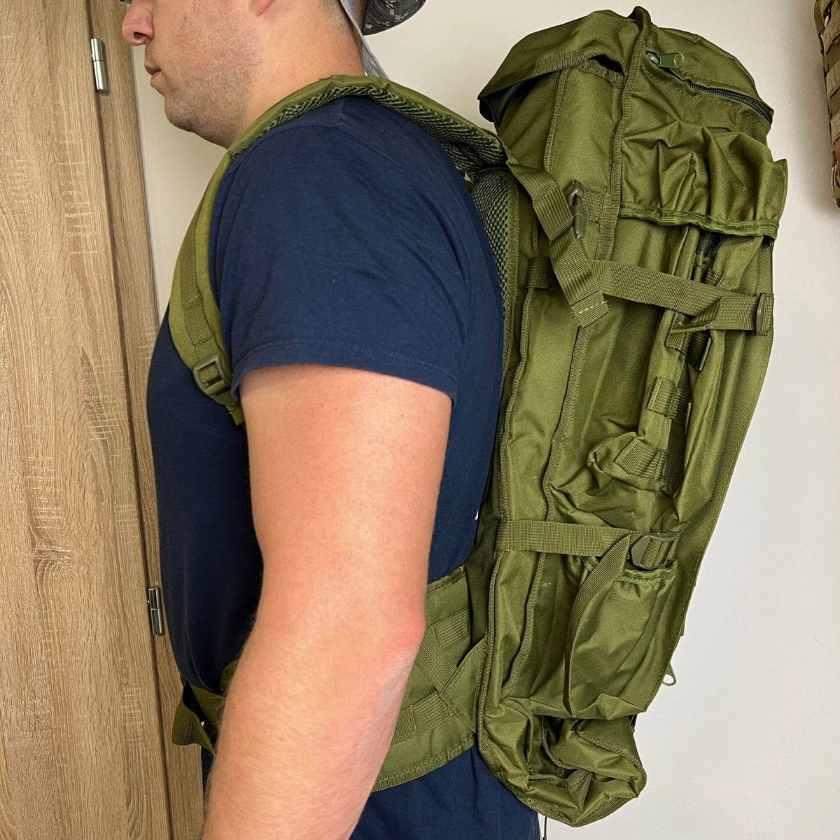 Tactical backpack 70 L with weapon cover  (BPT8-70) Olіve