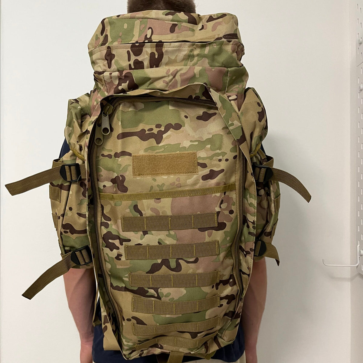 Plecak taktyczny 70 L z pokrowcem na broń (BPT8-70) Camo