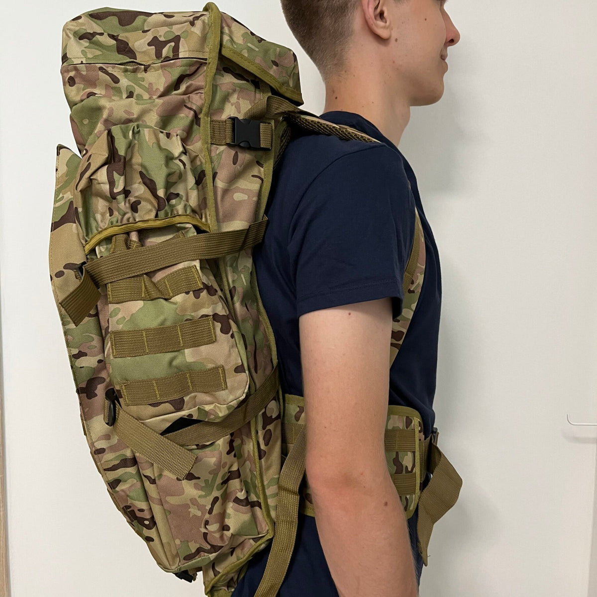 Plecak taktyczny 70 L z pokrowcem na broń (BPT8-70) Camo