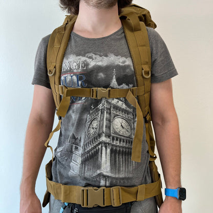 Duży plecak taktyczny 100 L (BPT10-100) Coyote