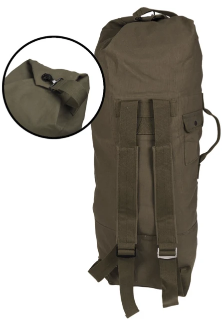 Torba transportowa dwuszelkowa US Polyester Mil-Tec oliwkowa