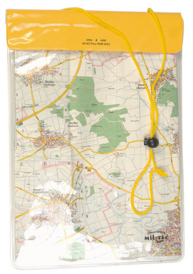 Waterproof neck wallet Mil-Tec 260x350 Yellow