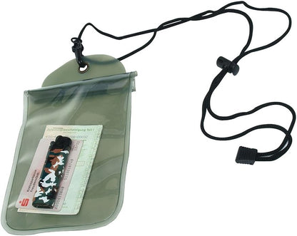 Waterproof neck wallet Mil-Tec 140x230 Olive