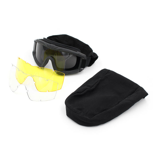 Mask-type tactical glasses Partizan Tactical TGM-2 Black