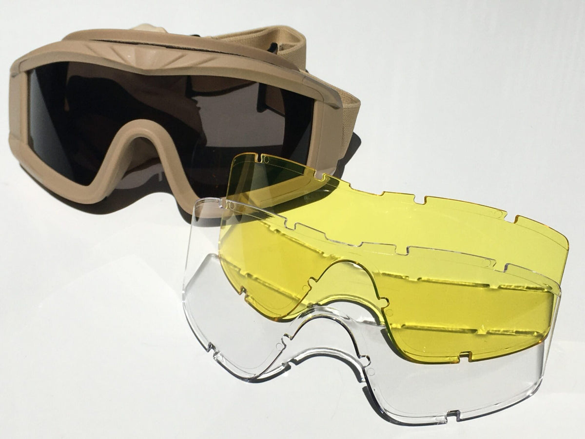 Mask-type tactical glasses Partizan Tactical TGM-2 Coyote