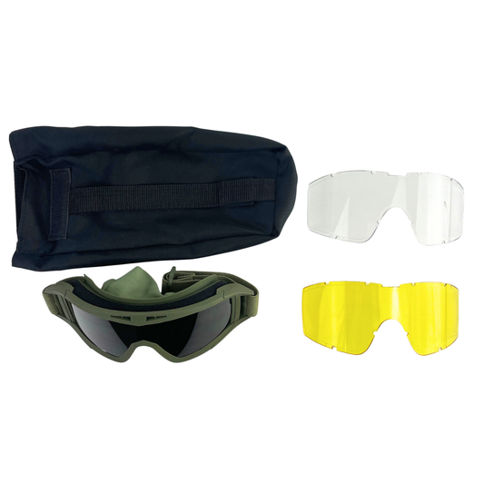 Okulary taktyczne typu maski Partizan Tactical T TGM-2 Ballistic Olive
