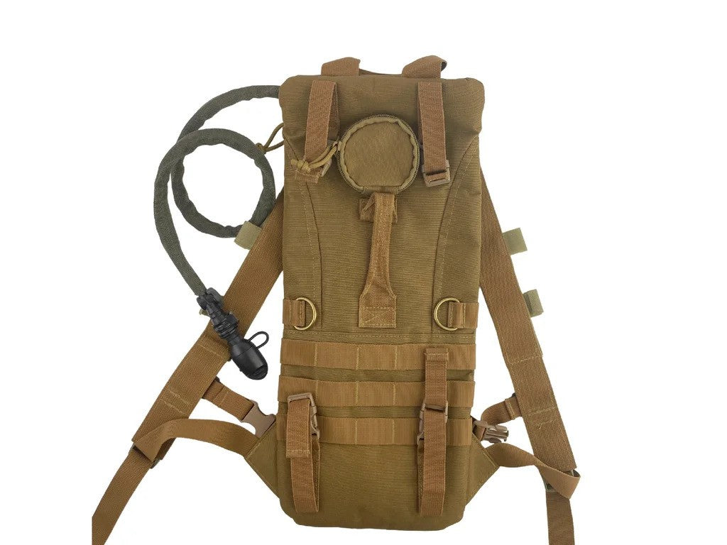 Plecak z buksem na wodę (Camel Bag) Partizan Tactical BPW1-2.5L Coyote