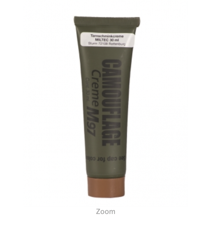 Mil-Tec NATO Camo Face Paint Tube 30 gr, Brown