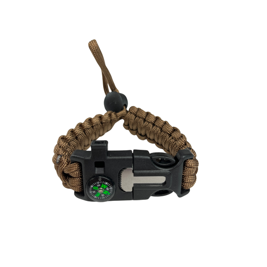 Bransoletka paracord Partizan Tactical Coyote