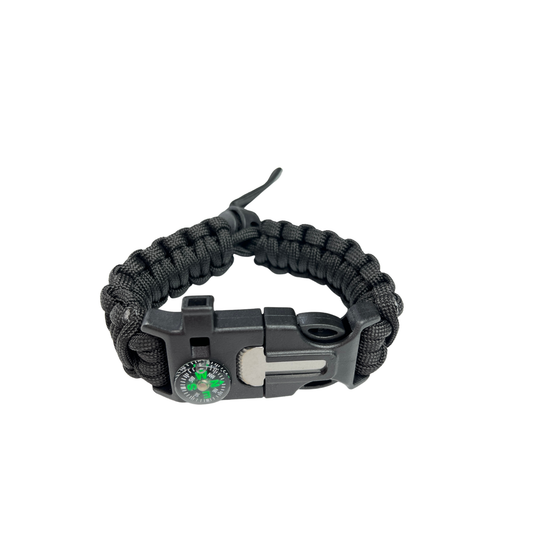 Bransoletka paracord Partizan Tactical Black