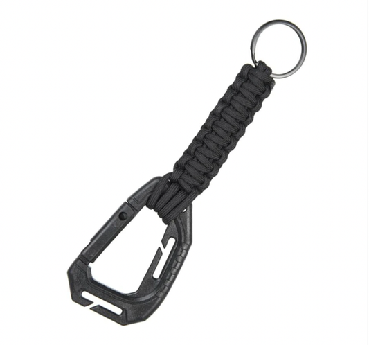 Breloczek Paracord W.Karabinek Molle Mil-Tec Czarny