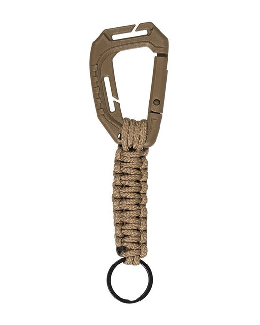 Brelok Paracord W.Karabinek Molle Mil-Tec Coyote