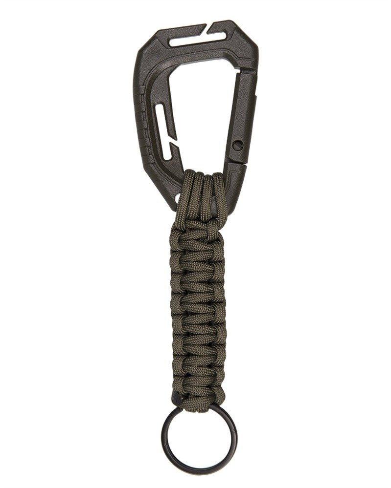 Brelok Paracord z karabińczykiem MOLLE, Mil-Tec Olive