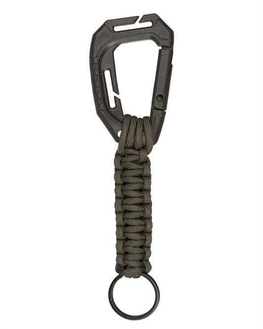 Brelok Paracord z karabińczykiem MOLLE, Mil-Tec Olive