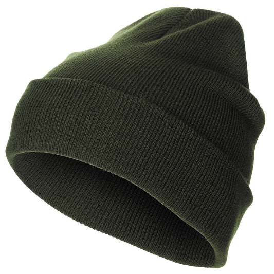 Cienkoproplotkowa czapka na czas MFH OD Green