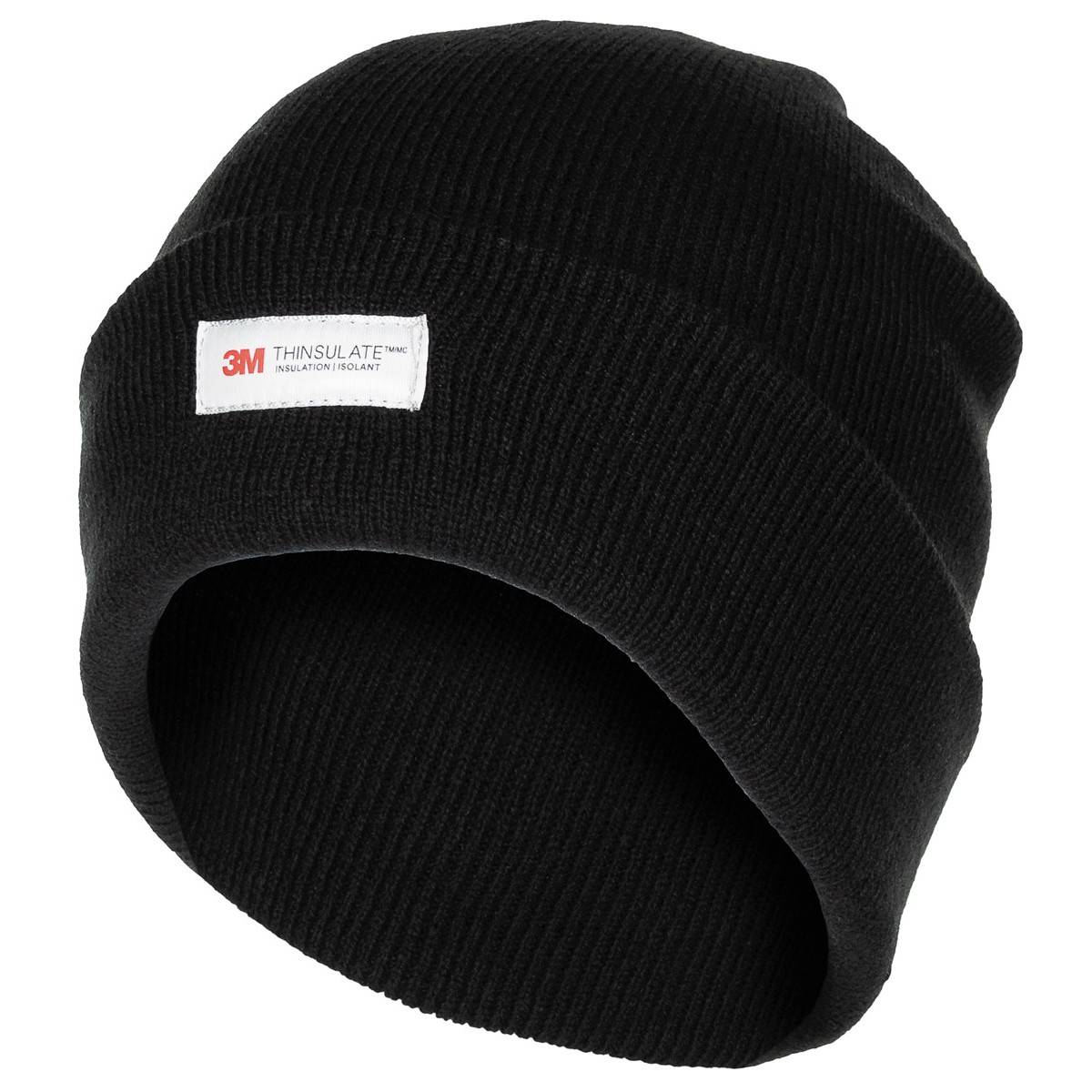 Czapka Watch Hat MFH 3M Thinsulate Insulation Czarna