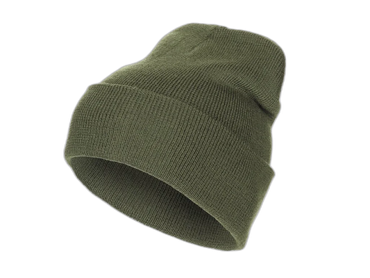 Wool Watch Hat MFH fine knit Green