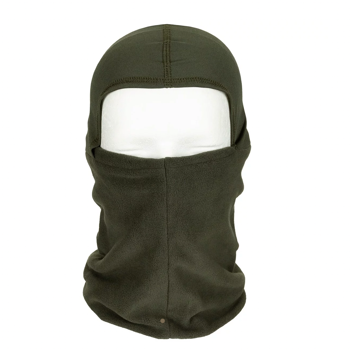 Fleece Neck Gaiter with integrated hood MFH Green