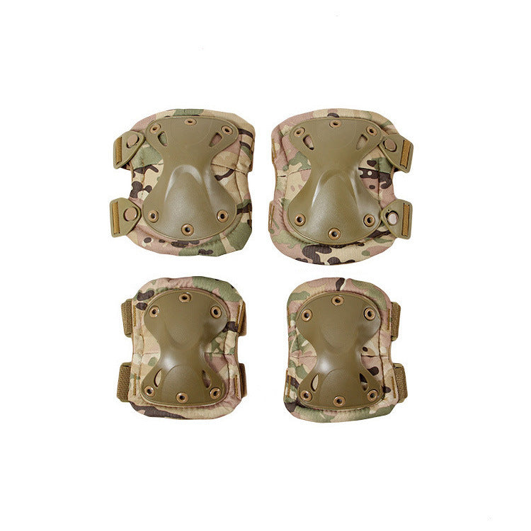 Partizan Tactical set of anatomical knee + elbow pads Anatomic EKP Camo