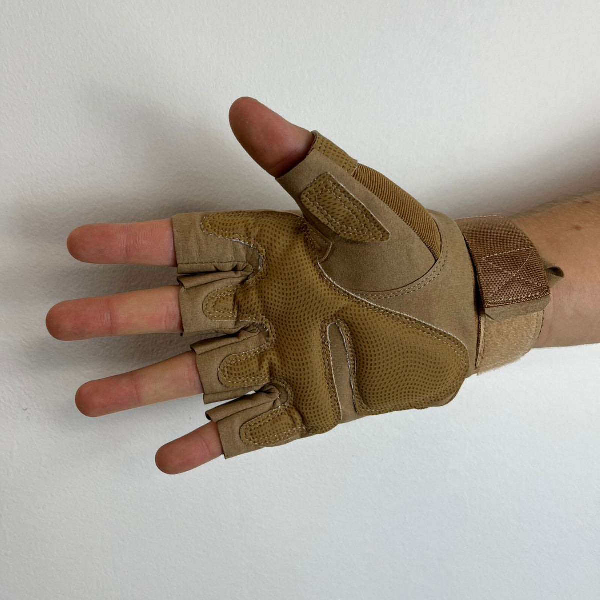 Fingerless tactical gloves Gloves HF 1 Coyote Size: M