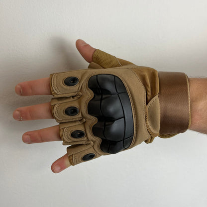Fingerless tactical gloves Gloves HF 1 Coyote Size: M