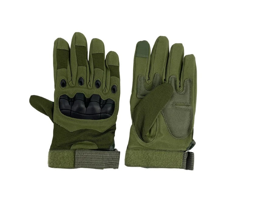 Rękawice taktyczne Partizan Tactical FF-21 oliwkowe Rozmiar: M