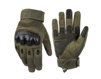 Rękawice taktyczne Partizan Tactical FF-21 oliwkowe Rozmiar: M