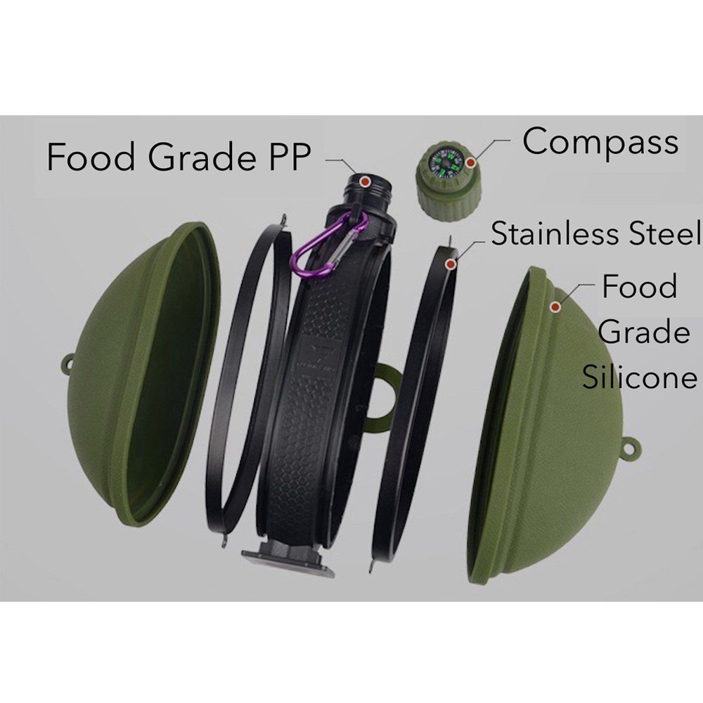 S canteen Compact KT-580 Olive