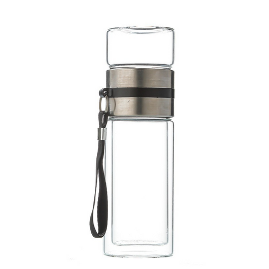Tea Thermos Silver Glass 250